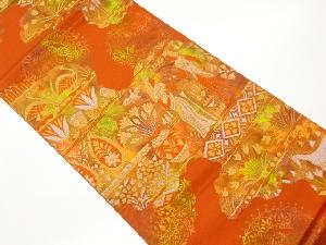 古代エジプト壁画模様織出し袋帯